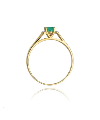 Emerald ring 0.40ct