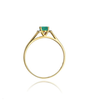 Emerald ring 0.40ct
