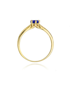 Gold ring with tanzanite 0.50ct