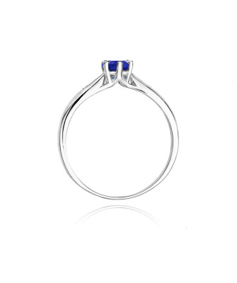 14k White Gold Diamond Tanzanite Ring Certificate