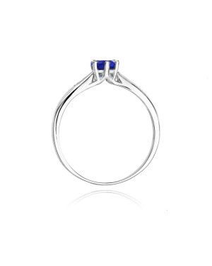 14k White Gold Diamond Tanzanite Ring Certificate