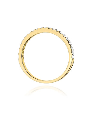 Ring with diamonds 0.18ct
