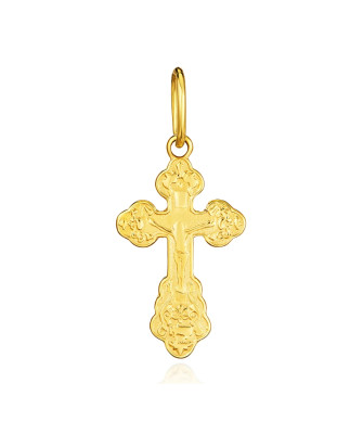 Medium Orthodox gold cross 14k test
