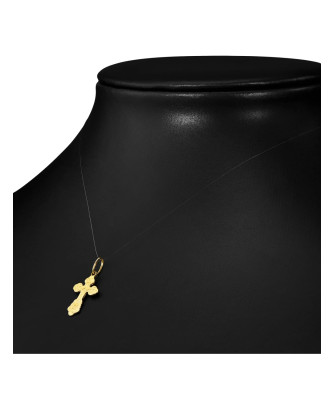 Medium Orthodox gold cross 14k test