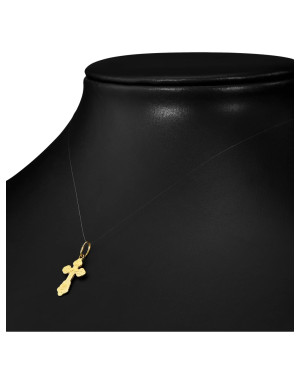 Medium Orthodox gold cross 14k test