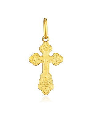 Large Orthodox gold cross 14k test