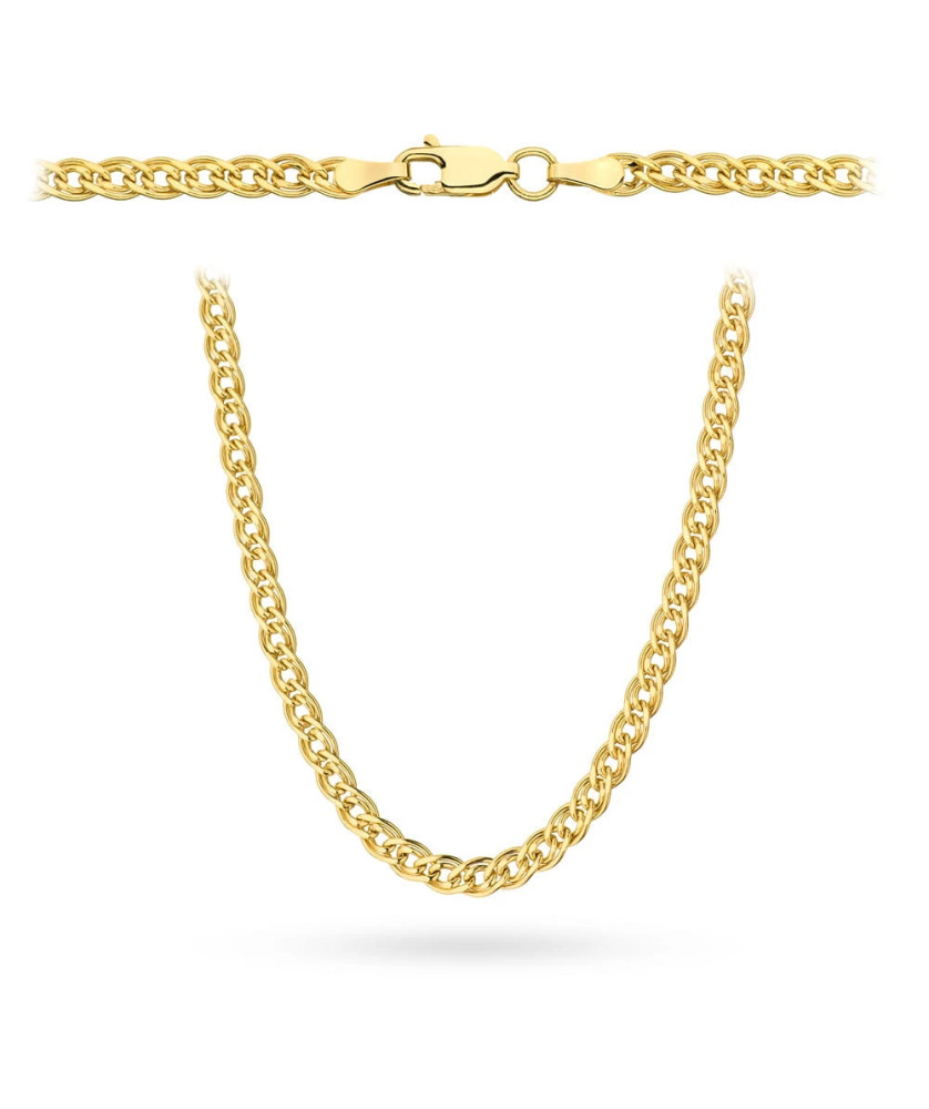 Gold chain 14k - Mona Lisa weave 45 cm