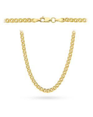 Gold chain 14k - Mona Lisa weave 45 cm