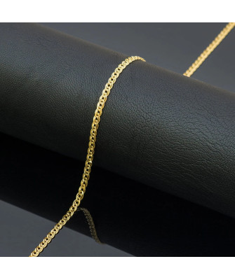 Gold chain 14k - Mona Lisa weave 45 cm