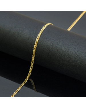 Gold chain 14k - Mona Lisa weave 45 cm