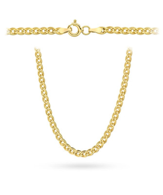 Gold chain 14k - Mona Lisa weave 45 cm