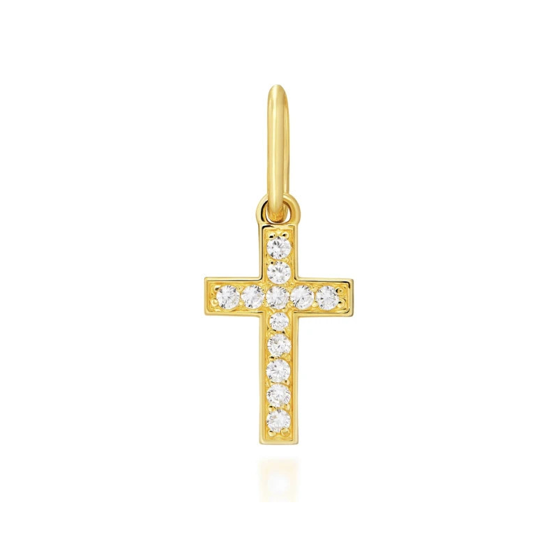 BEAUTIFUL GOLD CROSS Baptism Communion W3.3020P | GoldJewellery