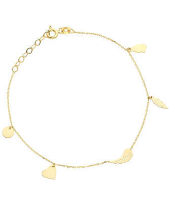 14ct Yellow Gold Charm Bracelet