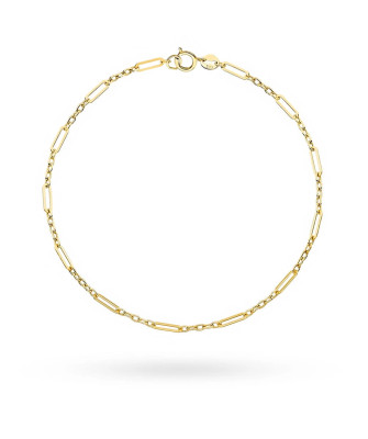 Gold bracelet delicate links