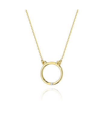 14k Gold Celebrity with 0.01ct Diamond