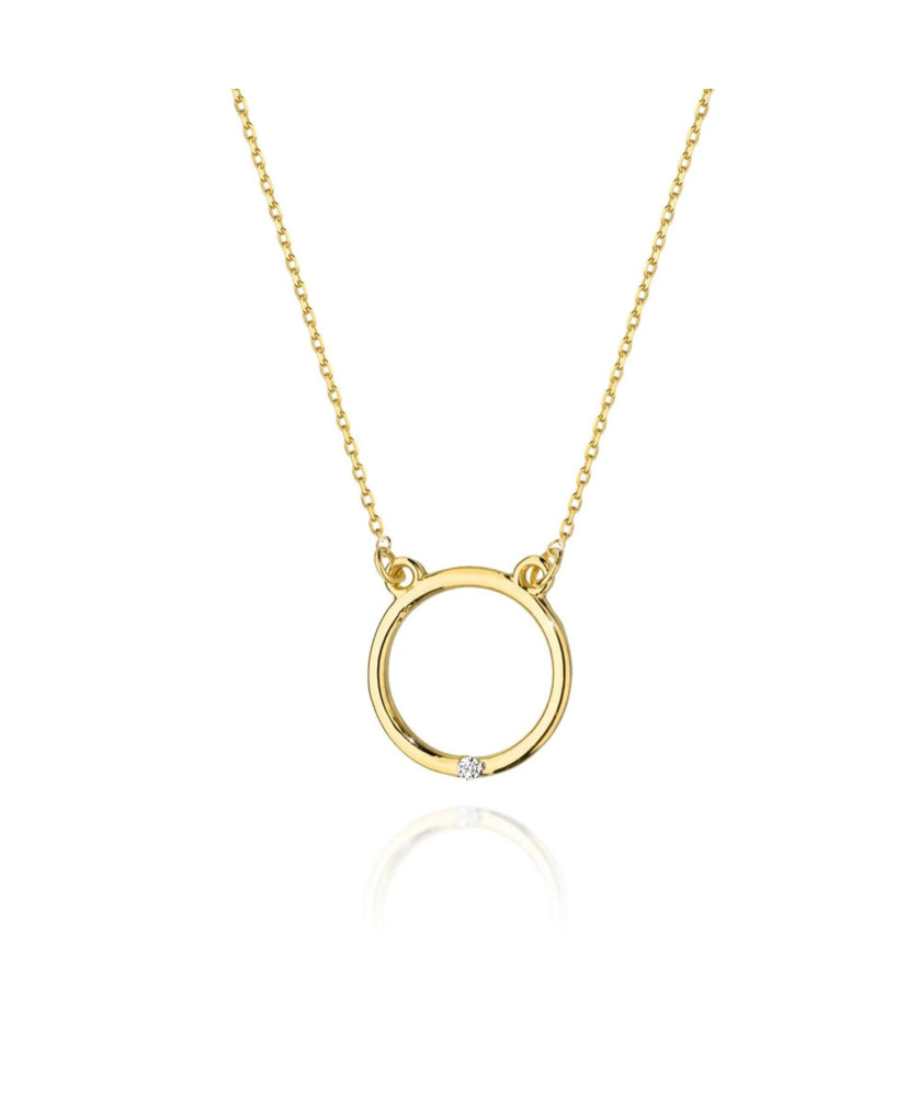 14k Gold Celebrity with 0.01ct Diamond