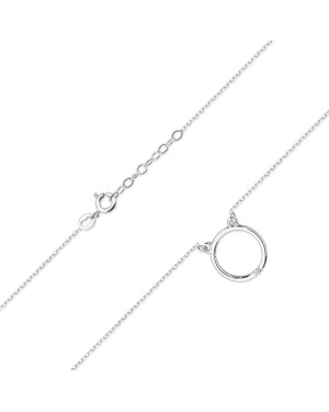Celebrytka Złota 14k z Diamentem 0,01ct