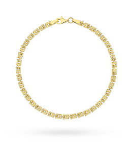 Gold bracelet regular pattern