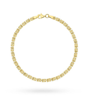 Gold bracelet regular pattern