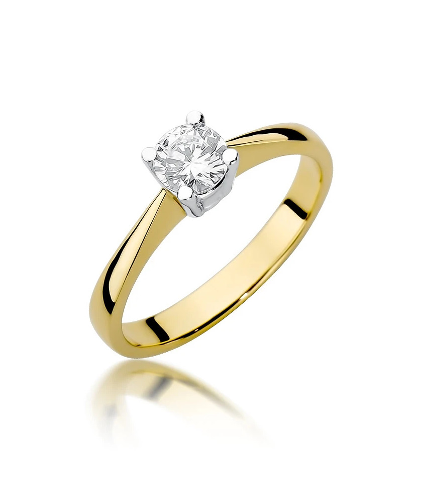 14k Gold Ring with 0.50ct Diamond IGI/GIA/HDR Certificate