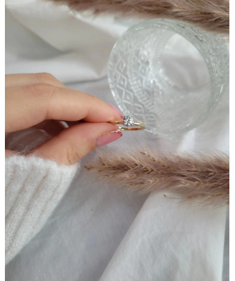 14k Gold Ring with 0.50ct Diamond IGI/GIA/HDR Certificate