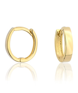 14k gold hoop earrings without stones