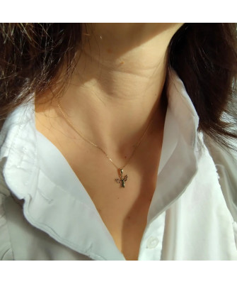 LITTLE ANGEL small gold pendant