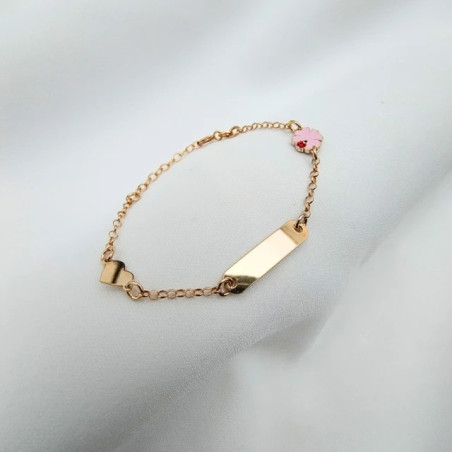 Silver gold-plated bracelet SBZ1 | GoldJewellery