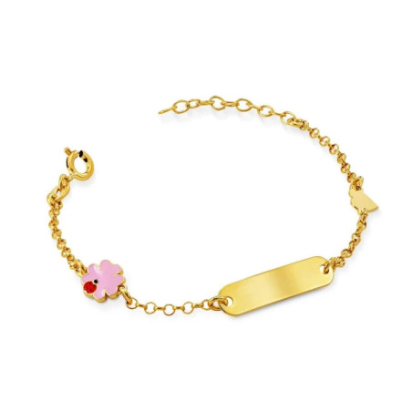 Silver gold-plated bracelet SBZ1 | GoldJewellery