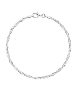 Silver bracelet ECG lifeline