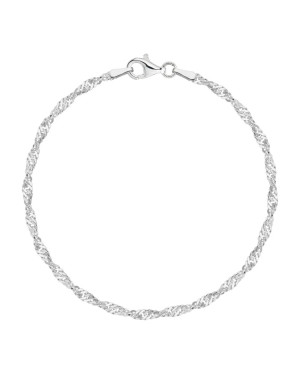 Silver bracelet ECG lifeline