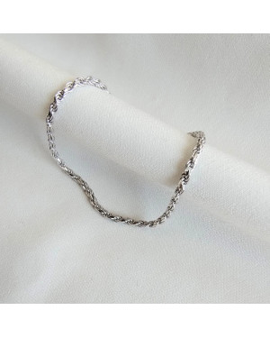 Silver bracelet ECG lifeline