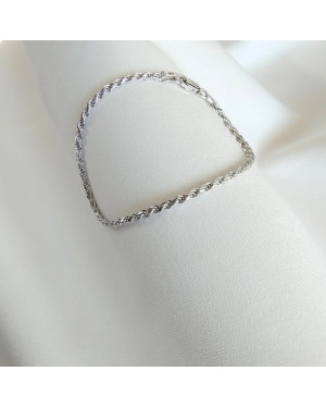 Silver bracelet ECG lifeline