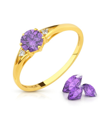 Ring with turquoise stone 8k