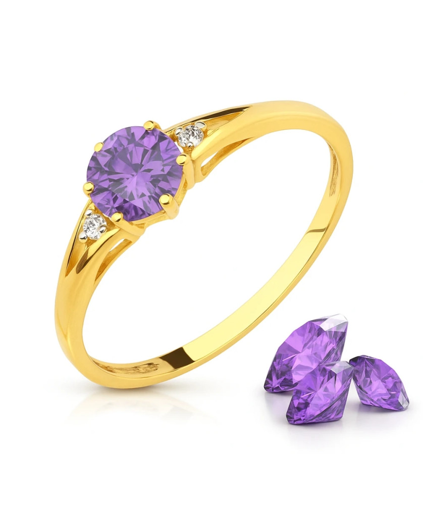 Ring with turquoise stone 8k