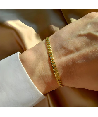 Silver bracelet ECG lifeline