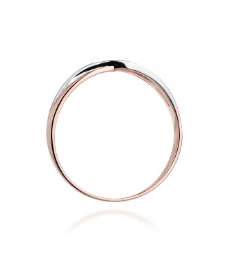 14k Gold Ring with 0.10ct Brilliant Diamond