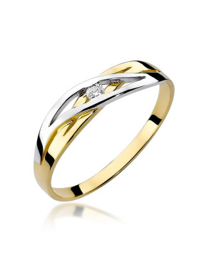 Sapphire and diamond ring 14k gold