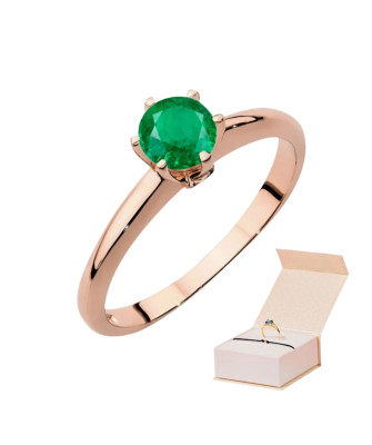 14k Gold Ring with 0.10ct Brilliant Diamond