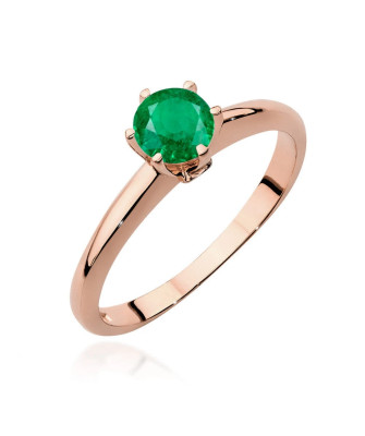 14k Gold Ring with 0.10ct Brilliant Diamond