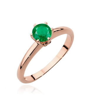 14k Gold Ring with 0.10ct Brilliant Diamond