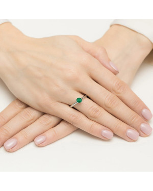 Sapphire and diamond ring 14k gold