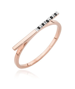 14k Gold Ring with 0.10ct Brilliant Diamond