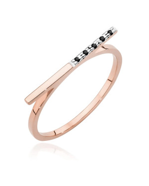 14k Gold Ring with 0.10ct Brilliant Diamond