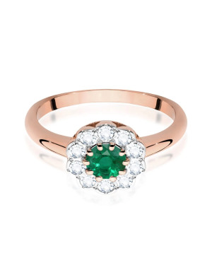 14k Gold Ring with 0.10ct Brilliant Diamond