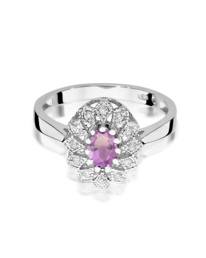 14k Gold Ring with 0.10ct Brilliant Diamond