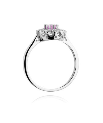 14k Gold Ring with 0.10ct Brilliant Diamond