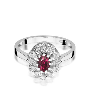 14k Gold Ring with 0.10ct Brilliant Diamond