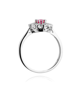 14k Gold Ring with 0.10ct Brilliant Diamond