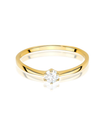 14k Gold Ring with 0.50ct Diamond IGI/GIA/HDR Certificate